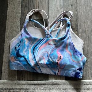Two pack of lightly used athleta bra tops
